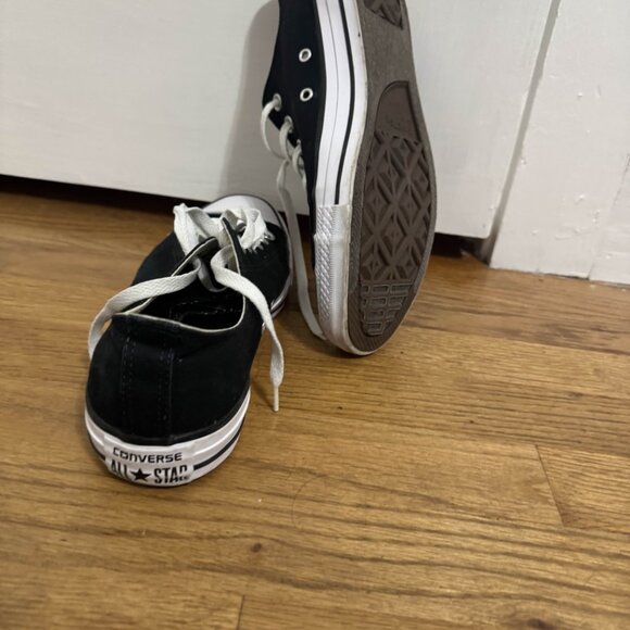 Converse All Stars Low Top Chuck Taylors Double Tongue 8 Mens 10 Womens - Picture 3 of 5